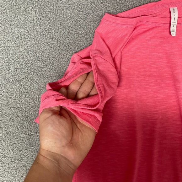 WOMAN'S IDEOLOGY PLUS SIZE HOT PINK YOGA/FITNESS‎ SUMMER TOP.SZ 3X - Picture 3 of 7